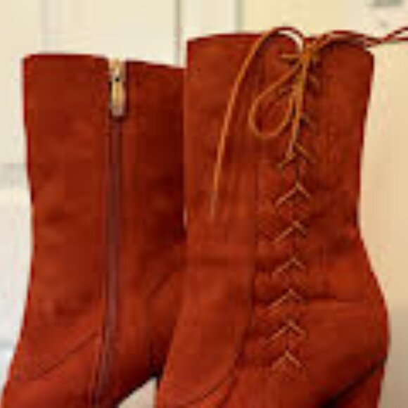 Cape Robbin Suede Lace Up Boots, NWOT - Picture 9 of 9